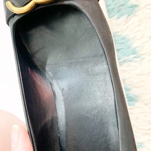 Gucci Sachalin Logo Low-heeled Round Toe Pump - Picture 13 of 13